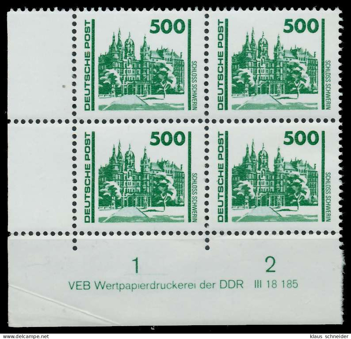 DDR DS BAUWERKE DENKMÄLER Nr 3352 DV Postfrisch WAAGR P X02618E - Neufs