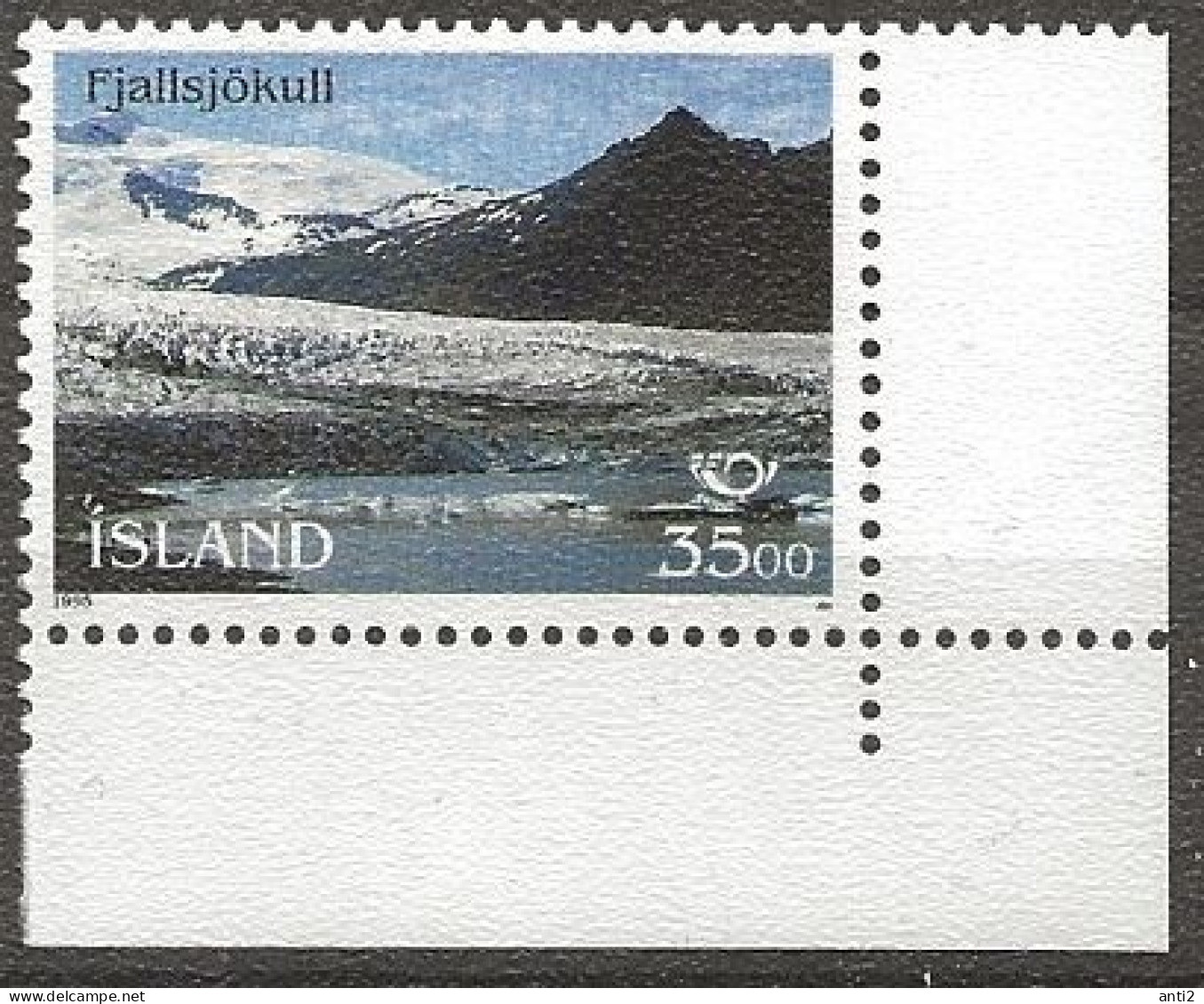 Island Iceland  1995 Norden: Tourism, Fjallsjökull Mi  825 , MNH(**) - Ongebruikt