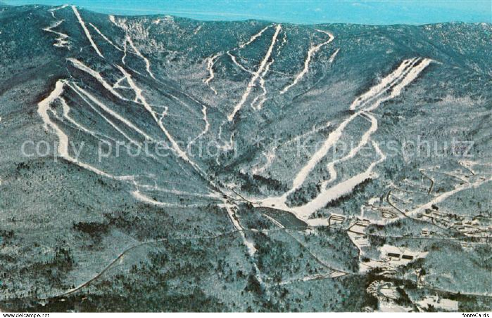 73122455 Warren_Vermont Sugarbush Valley Aerial View - Autres & Non Classés