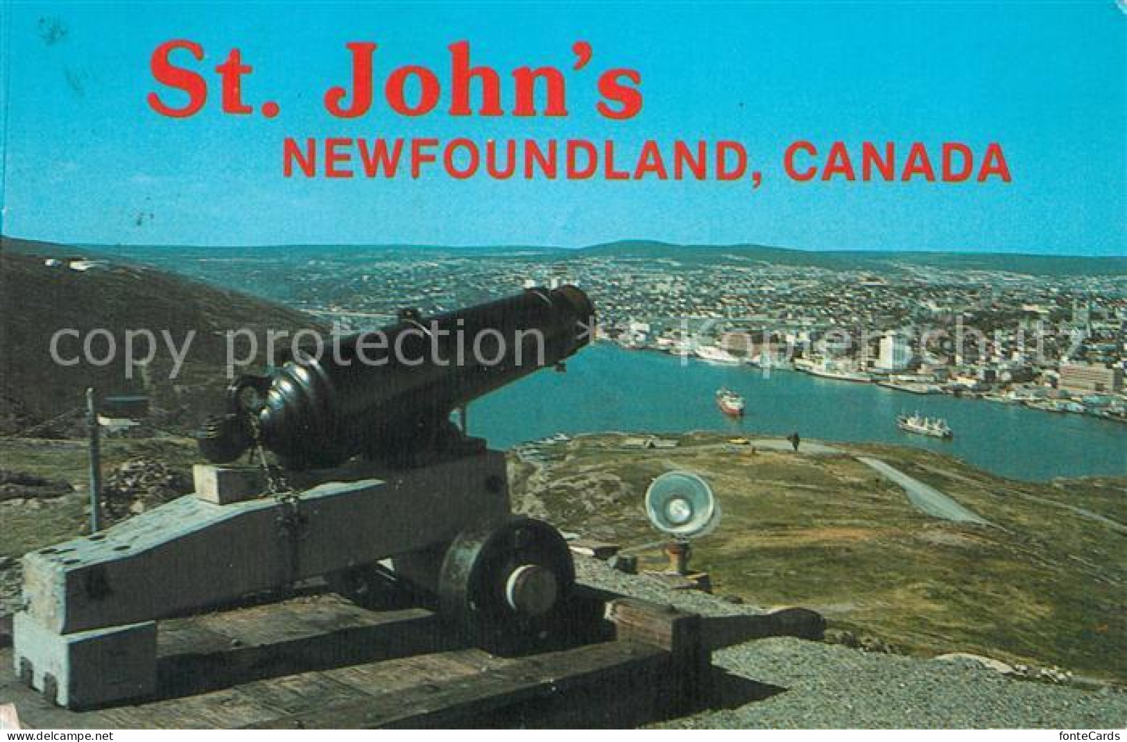 73122439 St Johns Newfoundland And Labrador View From Signal Hill Cannon St John - Unclassified