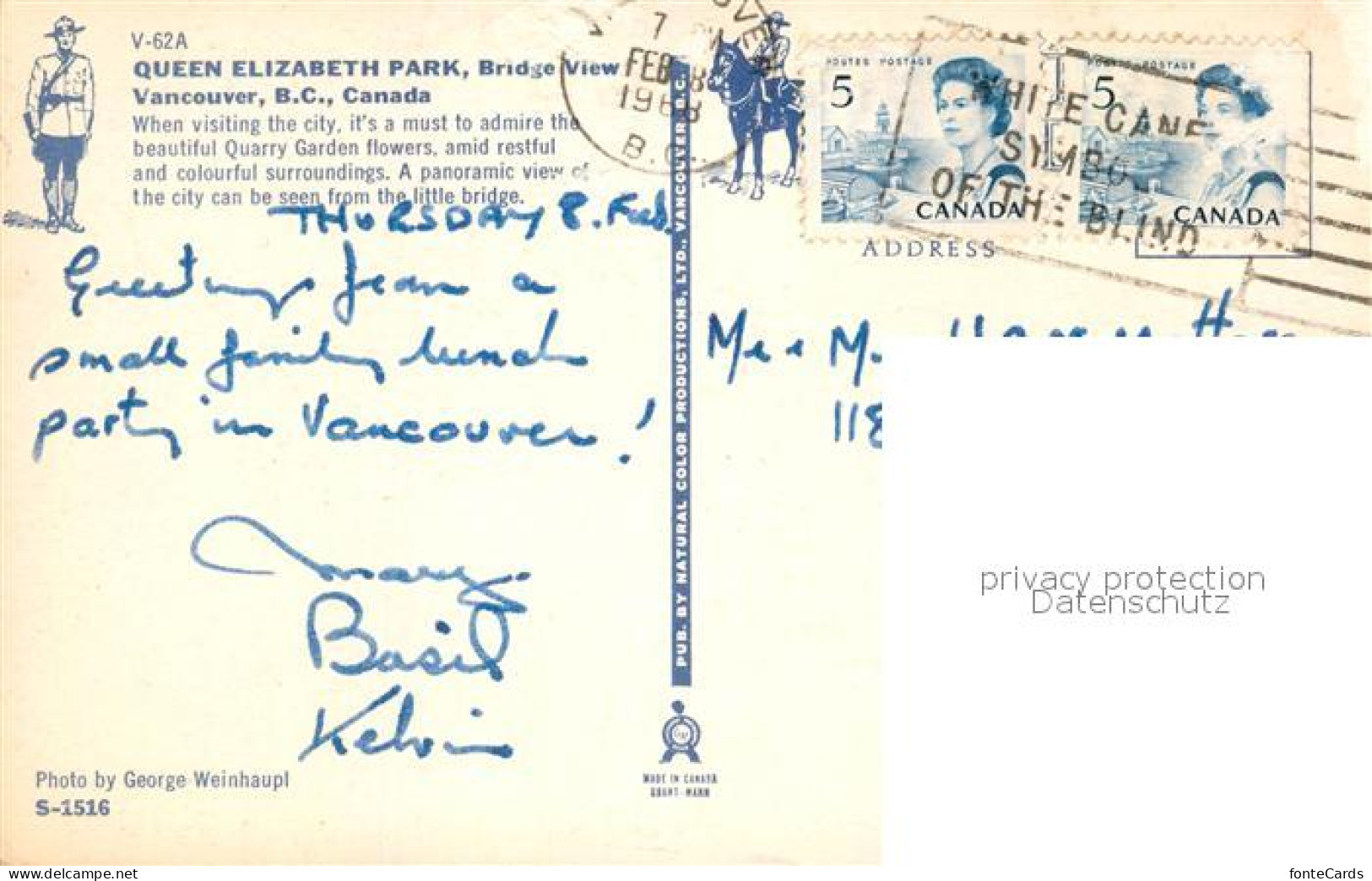 73122429 Vancouver British Columbia Queen Elizabeth Park Bridge View Vancouver B - Unclassified