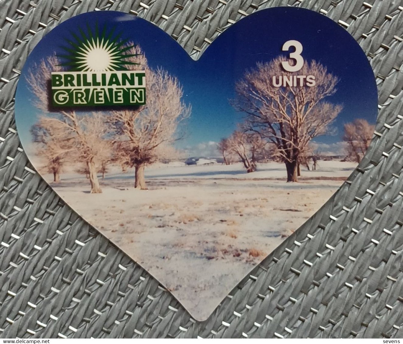 Telecard World' 94, Brilliant Green, Die-cut Size,set Of Three - Otros & Sin Clasificación