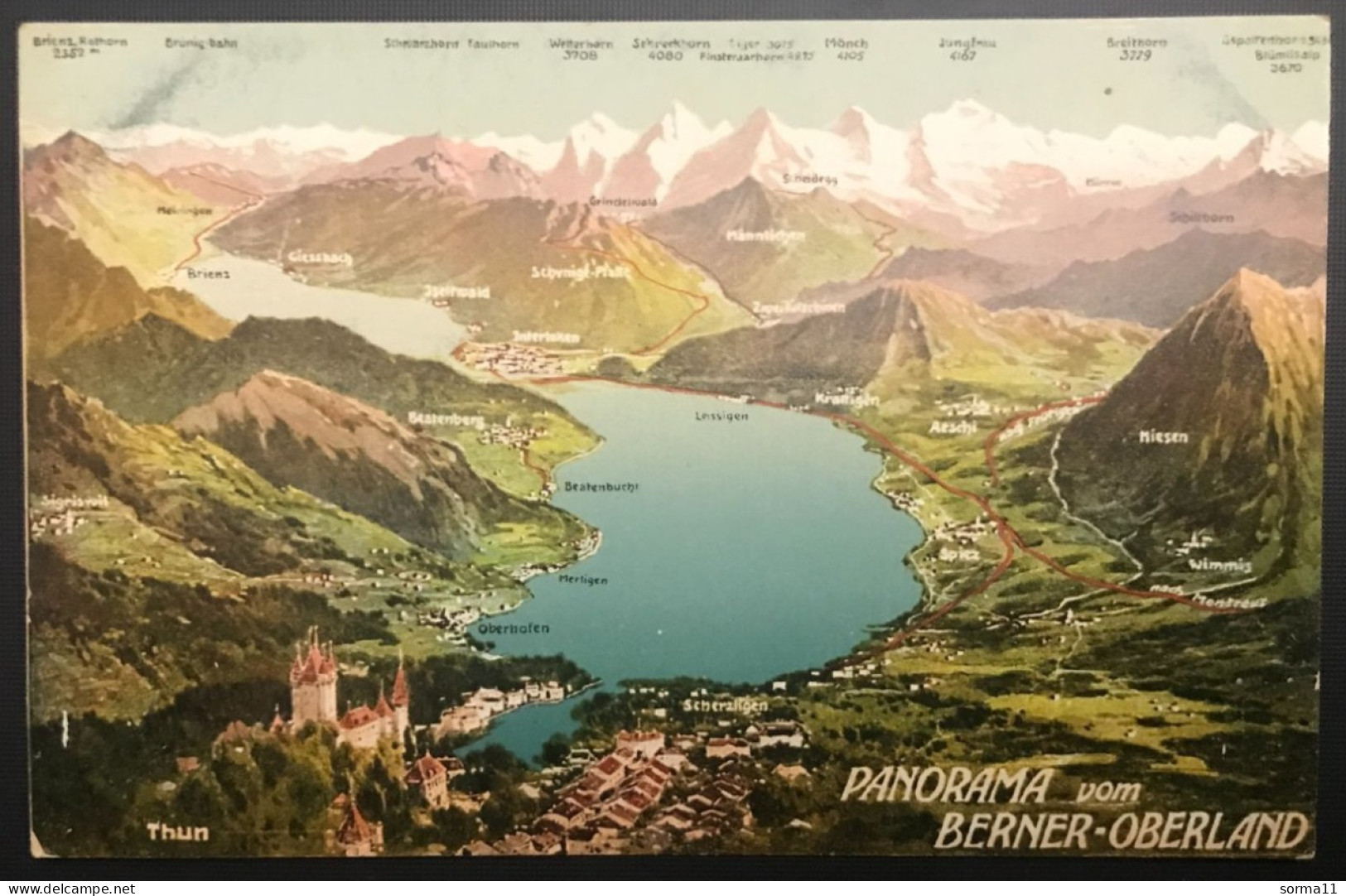 CPA BERNER OBERLAND (Suisse) Panorama - Sonstige & Ohne Zuordnung