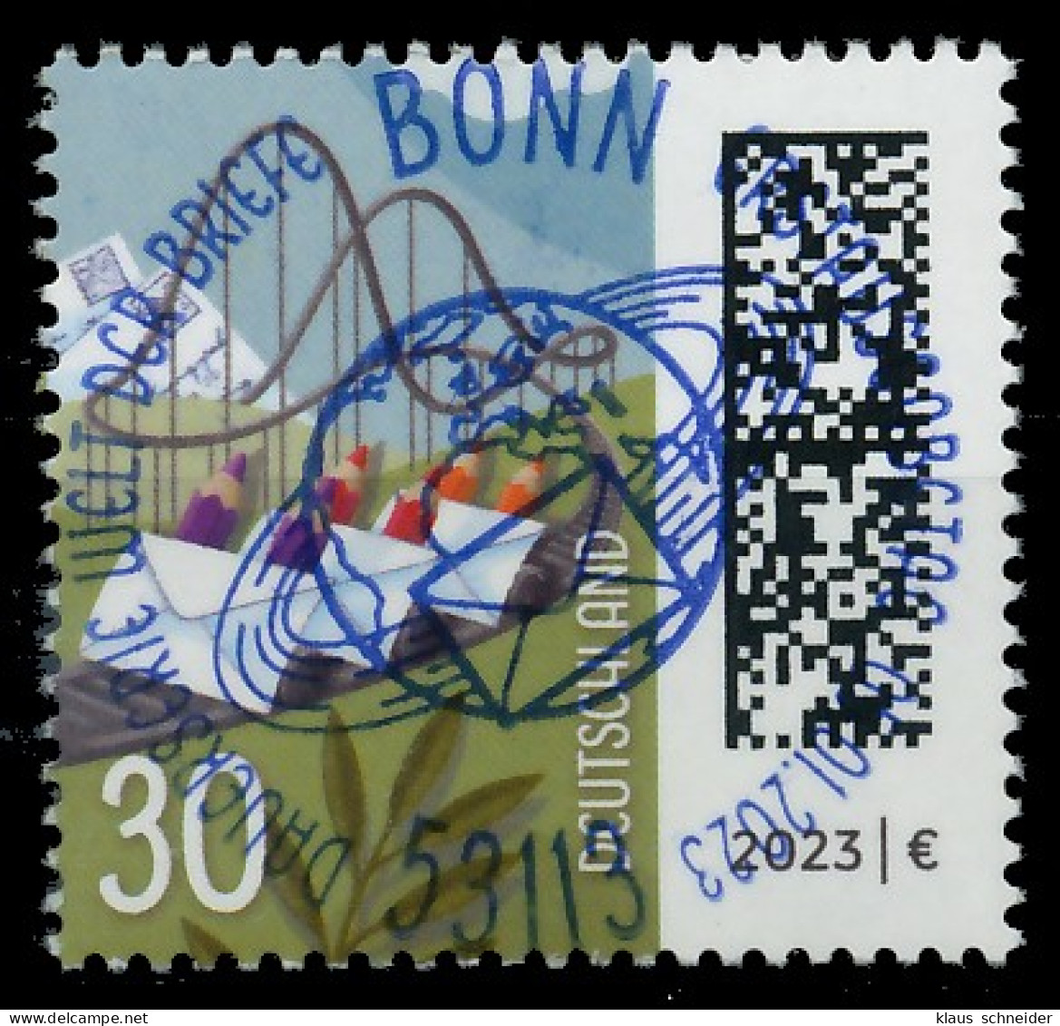 BRD BUND DS WELT DER BRIEFE Nr 3732 ESST ZENTR- X599C96 - Oblitérés