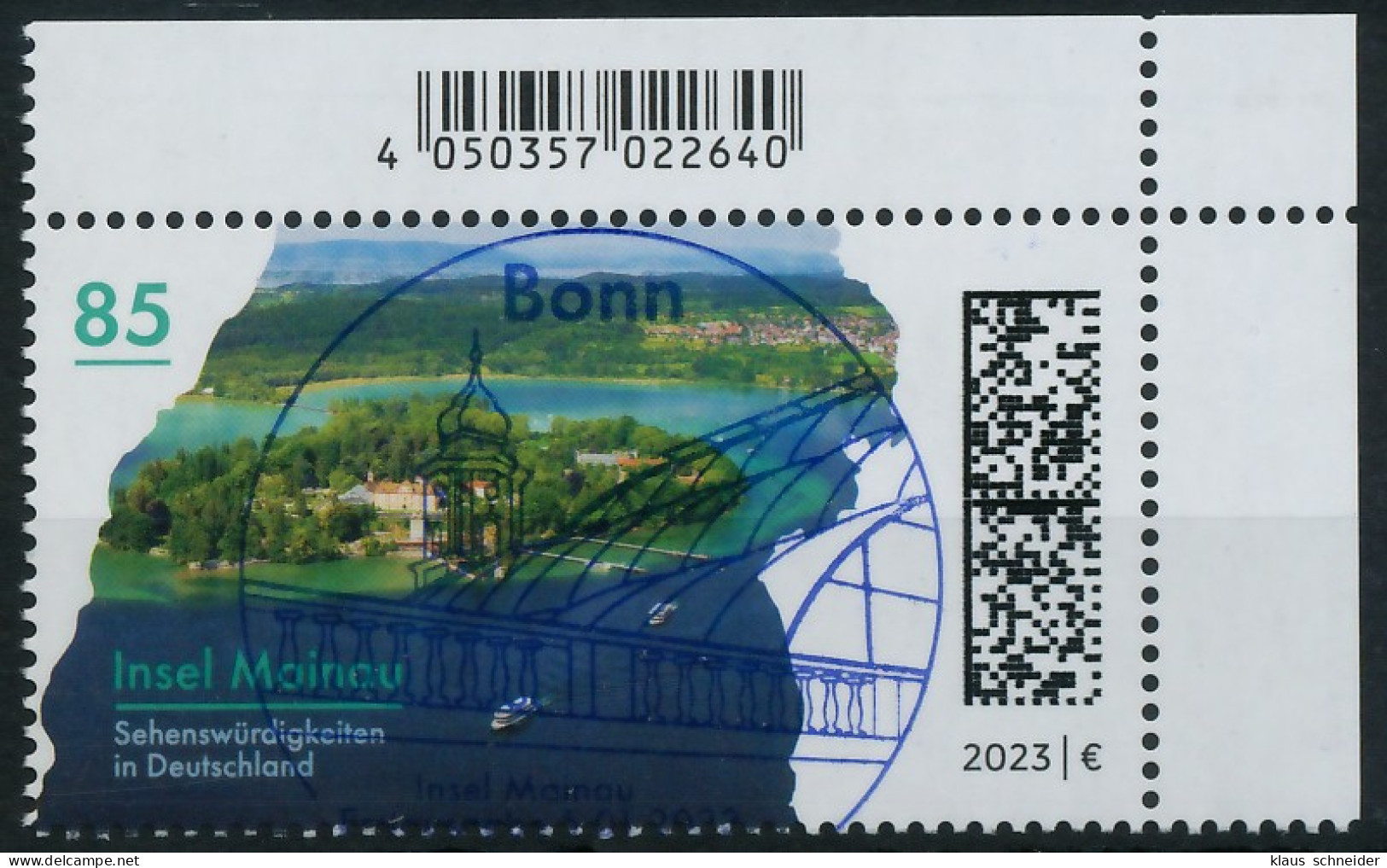 BRD BUND 2023 Nr 3738 ESST Zentrisch Gestempelt ECKE-ORE X599CA6 - Used Stamps