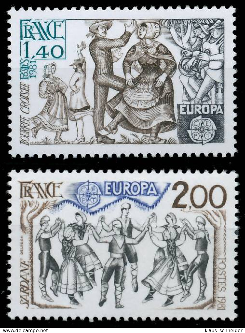 FRANKREICH 1981 Nr 2259-2260 Postfrisch S1D760E - Unused Stamps