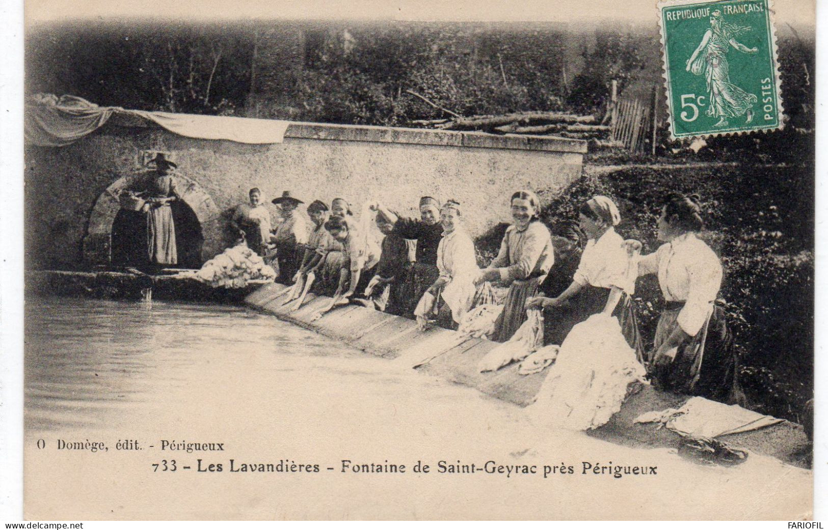Fontaine De Saint Geyrac - Les Lavandières . - Otros & Sin Clasificación