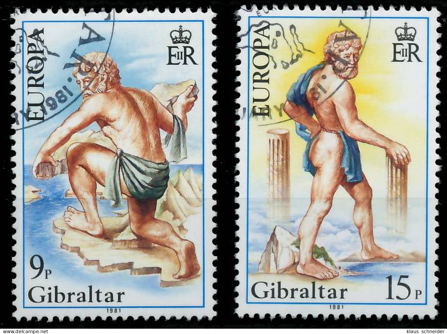 GIBRALTAR 1981 Nr 416-417 Gestempelt X5A9BDE - Gibraltar