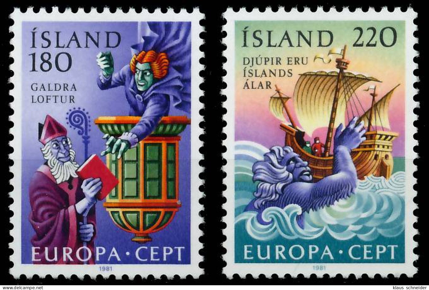 ISLAND 1981 Nr 565-566 Postfrisch S1D785A - Unused Stamps