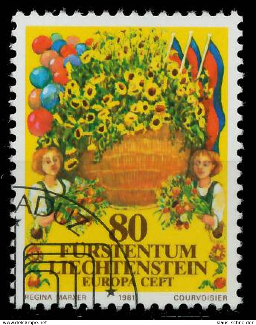 LIECHTENSTEIN 1981 Nr 765 Gestempelt X5A9E86 - Gebraucht