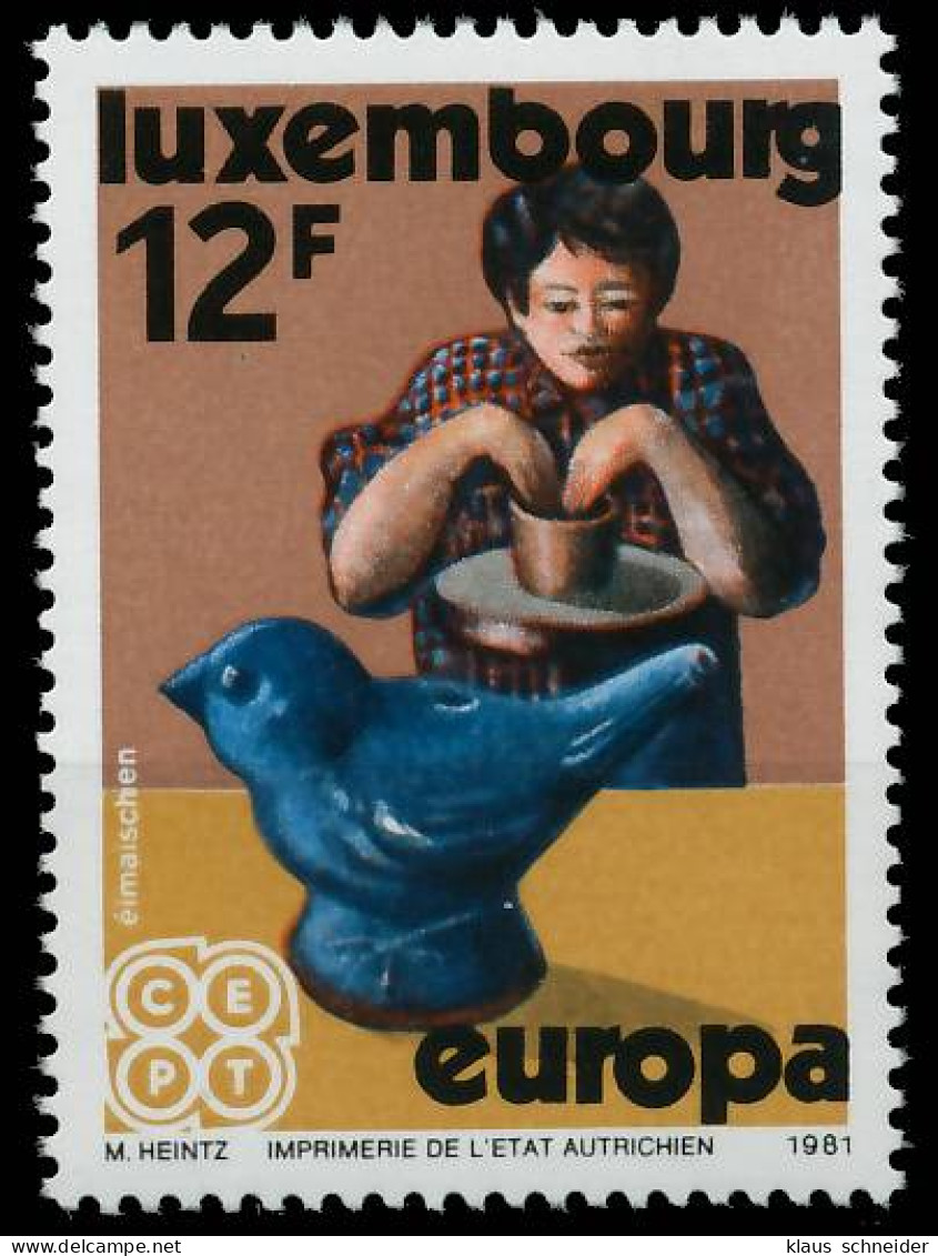 LUXEMBURG 1981 Nr 1032 Postfrisch S1D7952 - Unused Stamps