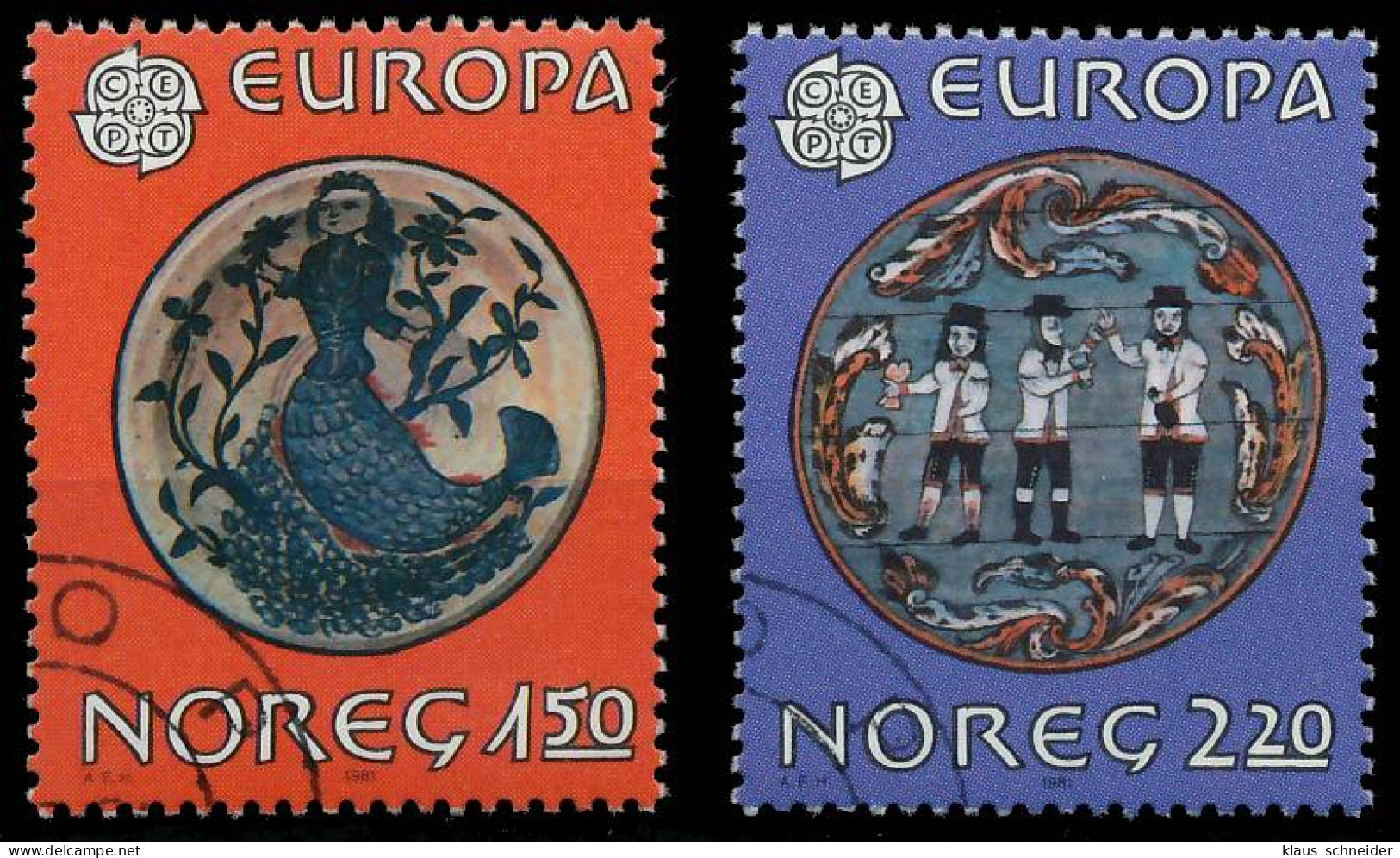NORWEGEN 1981 Nr 836-837 Gestempelt X5A9FDA - Used Stamps