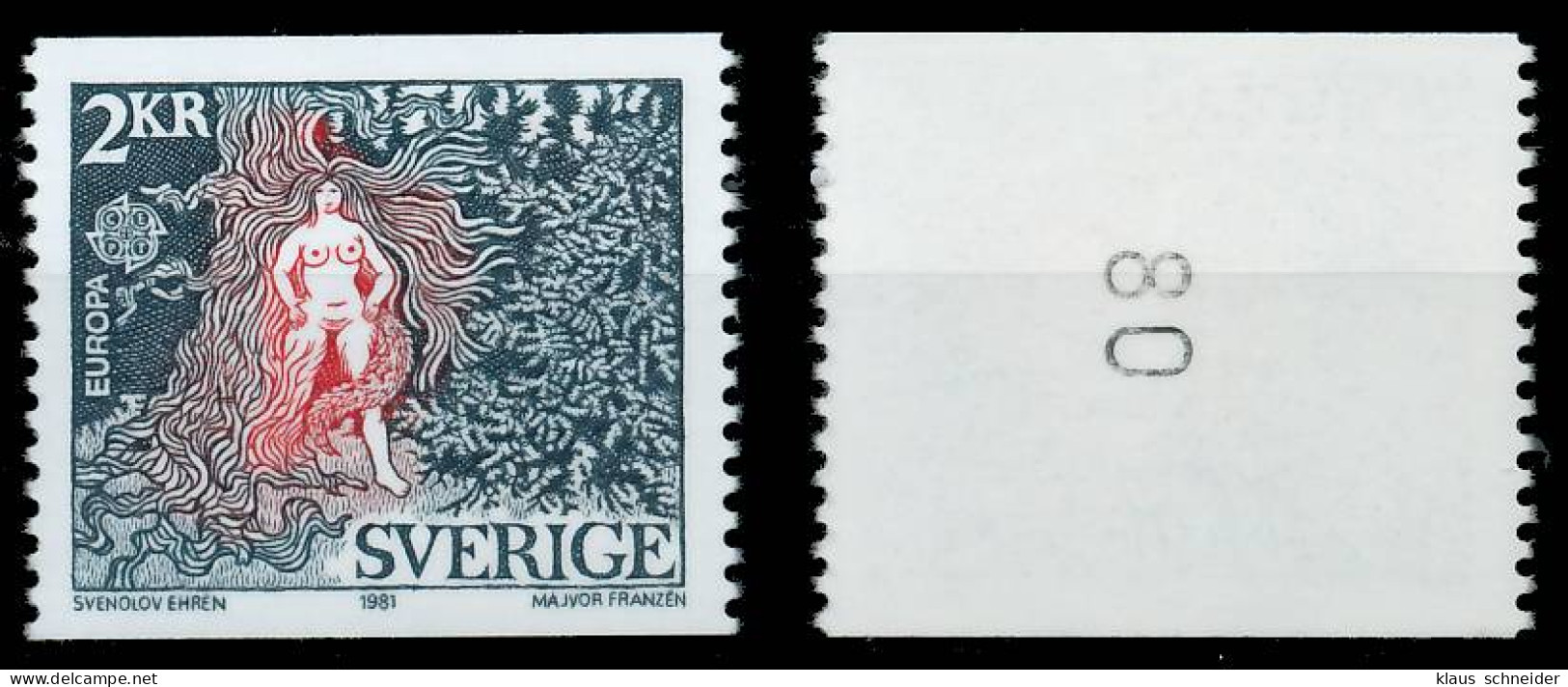 SCHWEDEN 1981 Nr 1142R Postfrisch X5AA0EE - Neufs