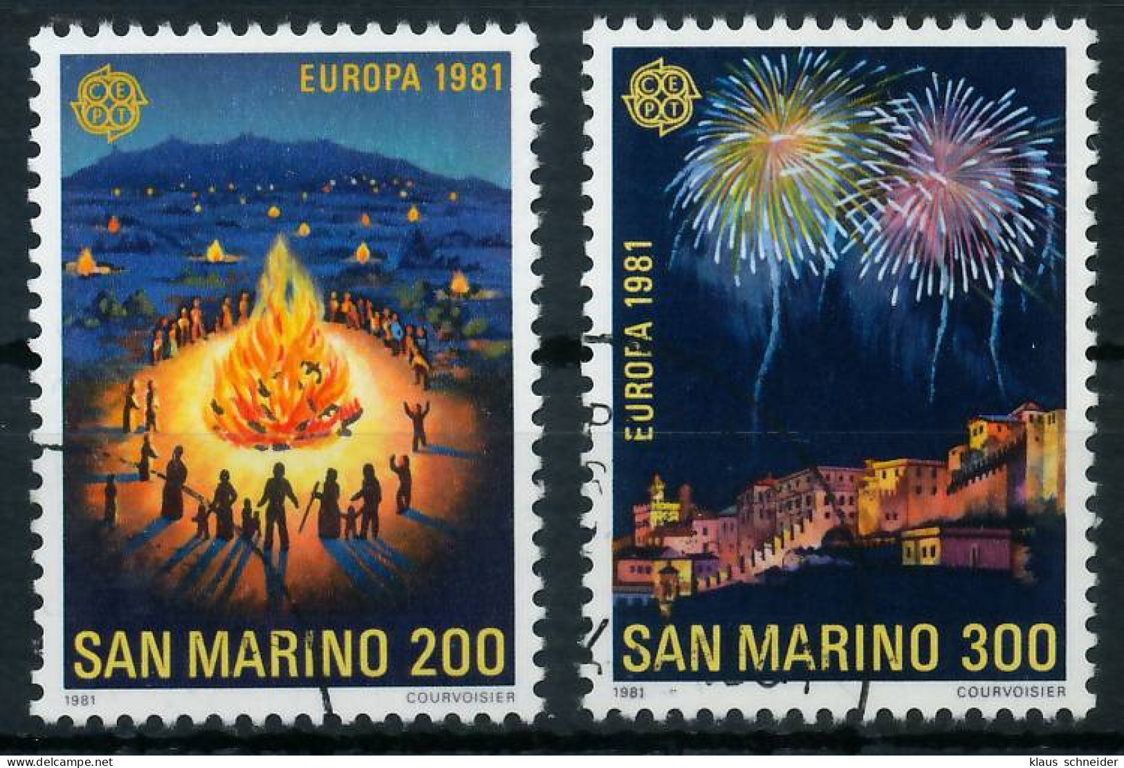 SAN MARINO 1981 Nr 1225-1226 Gestempelt X5AA092 - Oblitérés