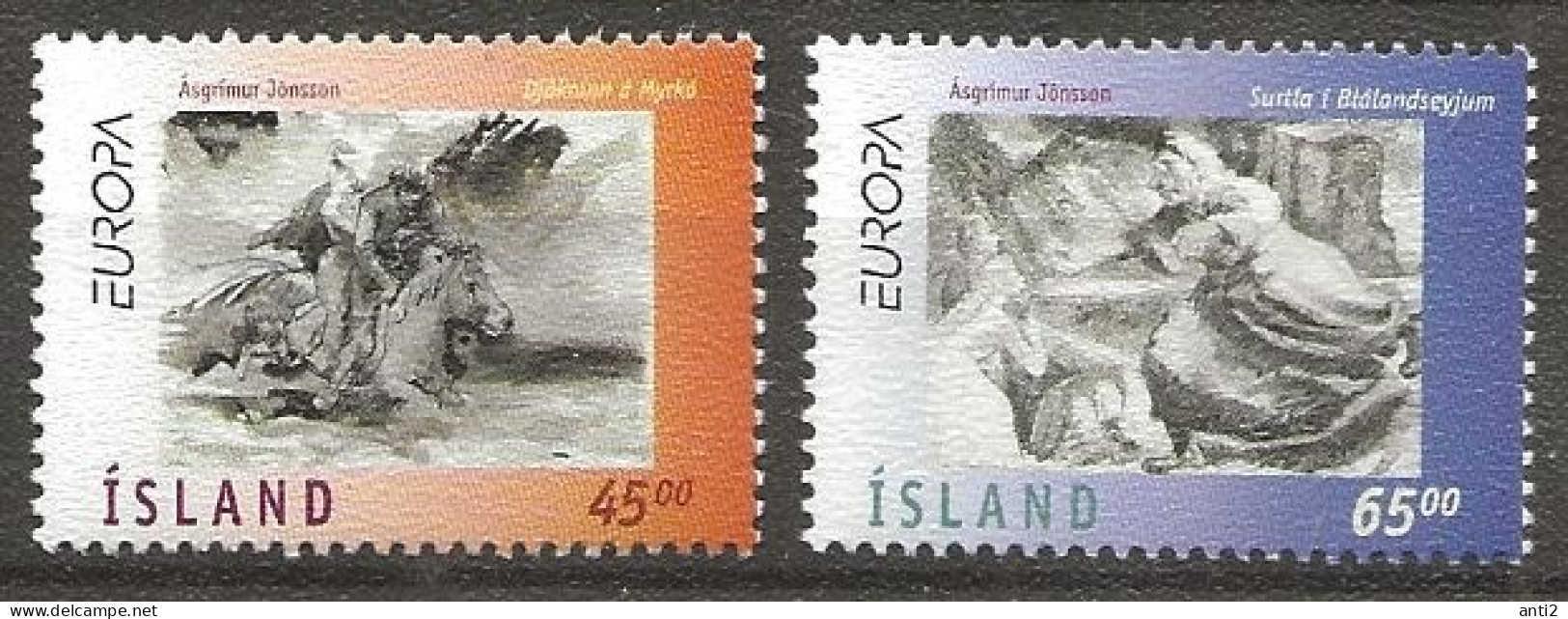 Island Iceland  1997 Europa: Myths And Legends    Mi  872-873, MNH(**) - Neufs