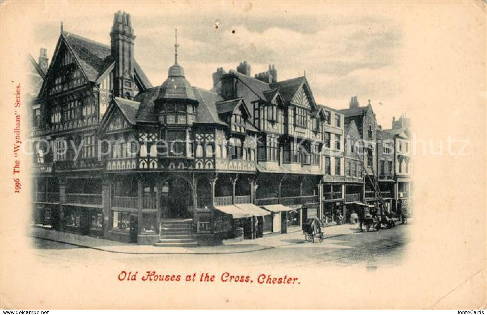 73108880 Chester Cheshire Old Houses At The Cross  - Autres & Non Classés