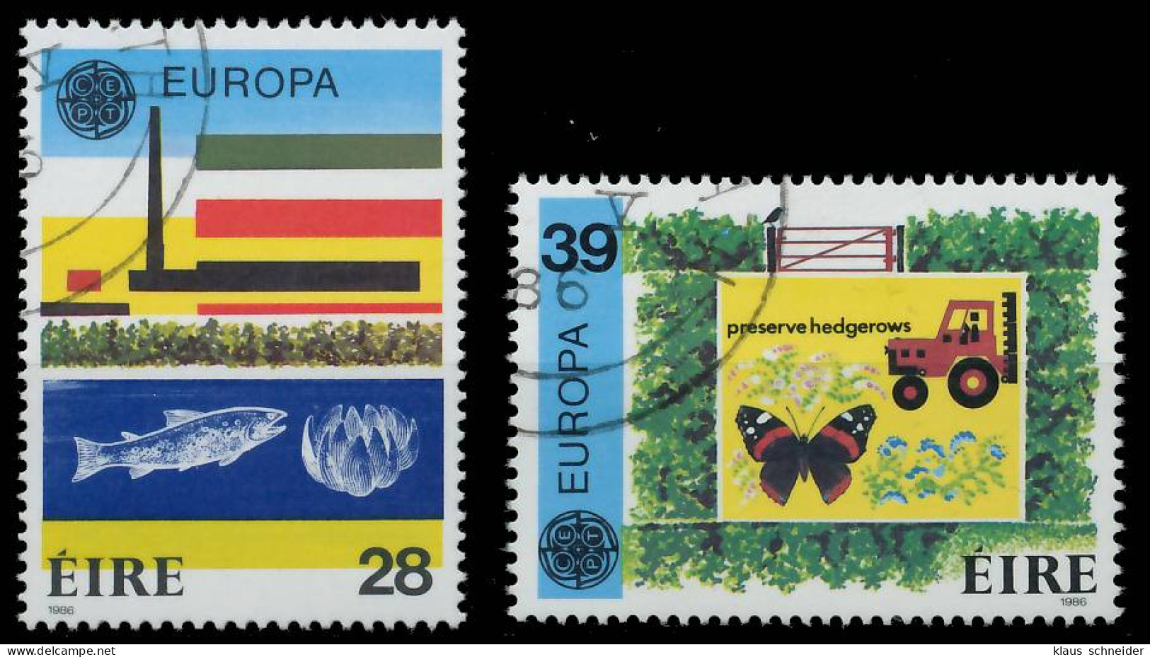 IRLAND 1986 Nr 589-590 Gestempelt X5C610A - Gebraucht