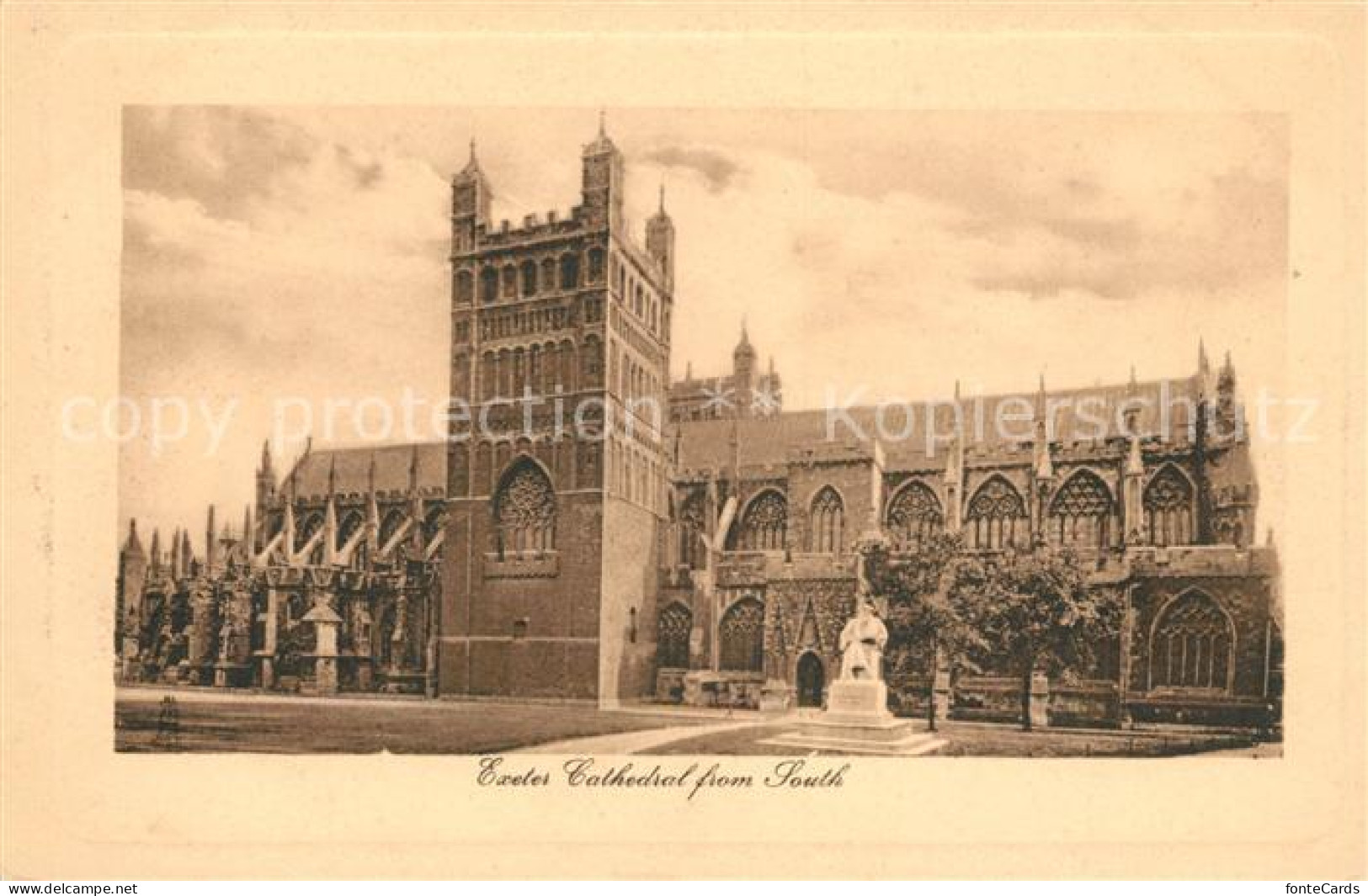 73105217 Exeter Cathedral From South Exeter - Altri & Non Classificati