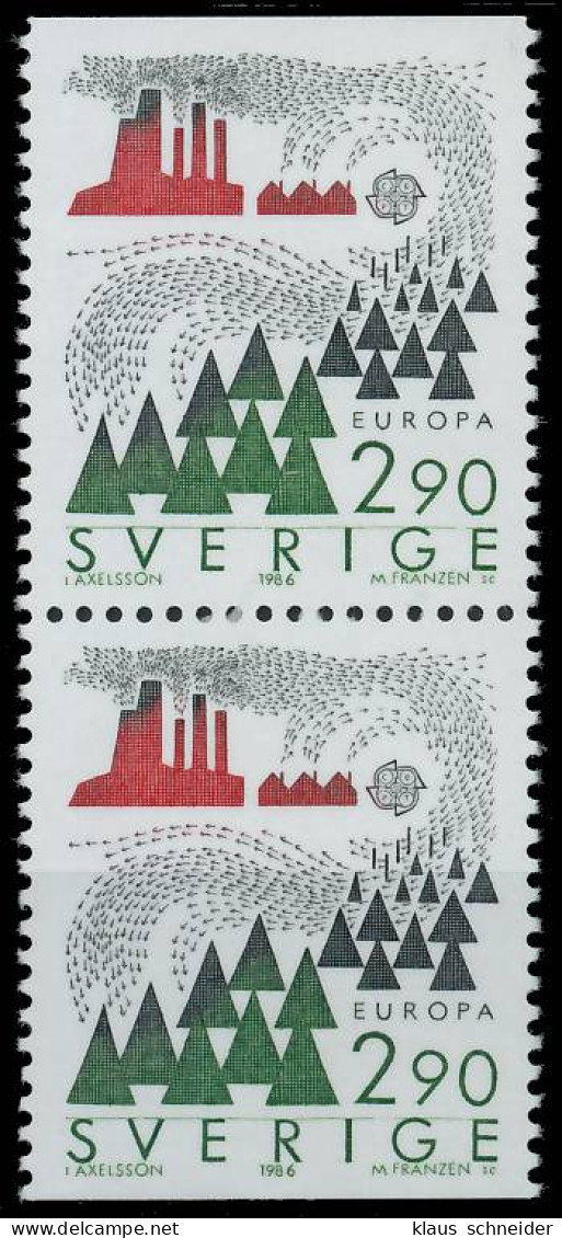 SCHWEDEN 1986 Nr 1398Do Und Du Postfrisch SENKR PAAR X5C627A - Neufs