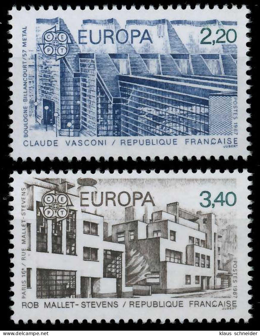 FRANKREICH 1987 Nr 2603-2604 Postfrisch X5C64A6 - Unused Stamps