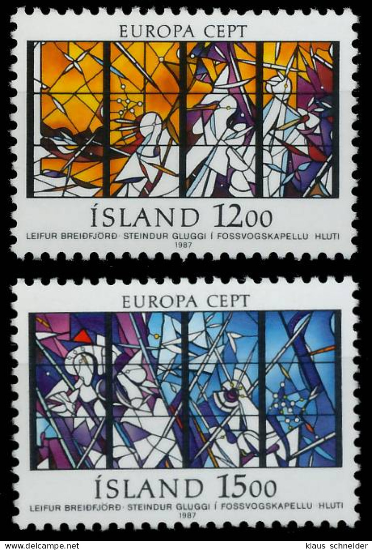 ISLAND 1987 Nr 665-666 Postfrisch X5C65BA - Ungebraucht