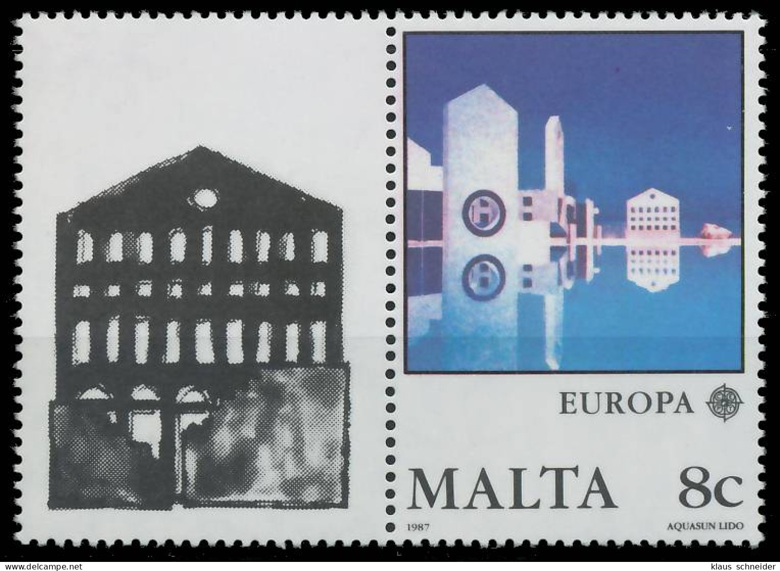 MALTA 1987 Nr 766Zf1L Postfrisch WAAGR PAAR X5C663A - Malte