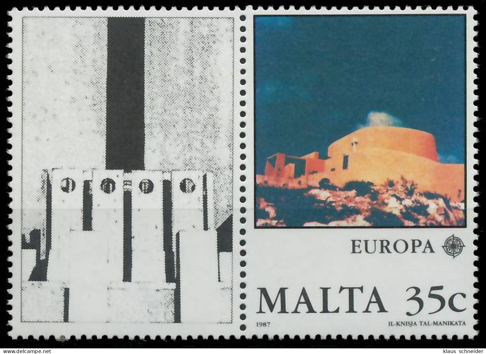 MALTA 1987 Nr 767Zf2L Postfrisch WAAGR PAAR X5C6646 - Malte