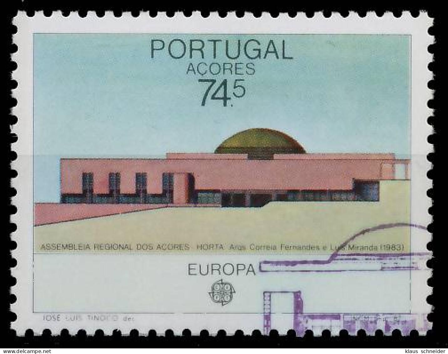 AZOREN 1980-1989 Nr 383 Gestempelt X5C9E36 - Açores