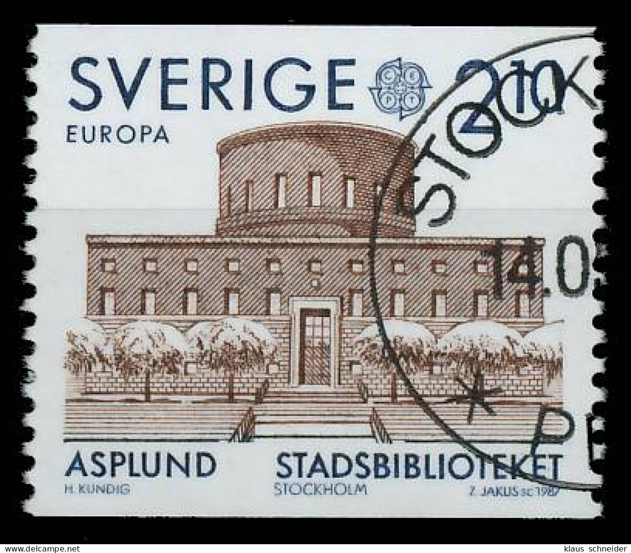 SCHWEDEN 1987 Nr 1428 Gestempelt X5C9E9A - Used Stamps