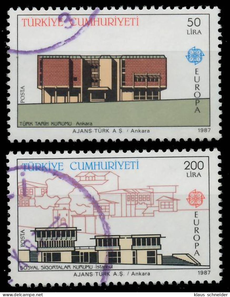TÜRKEI 1987 Nr 2777-2778 Gestempelt X5C9EBE - Used Stamps