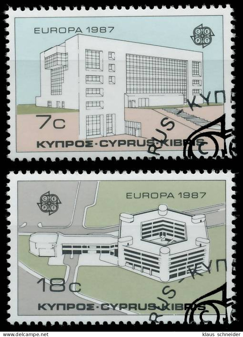 ZYPERN 1987 Nr 681-682 Gestempelt X5C9EBA - Used Stamps