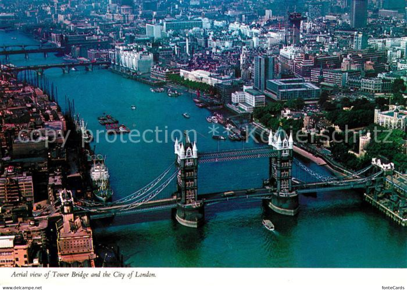 73095757 London Fliegeraufnahme Tower Bridge  - Altri & Non Classificati