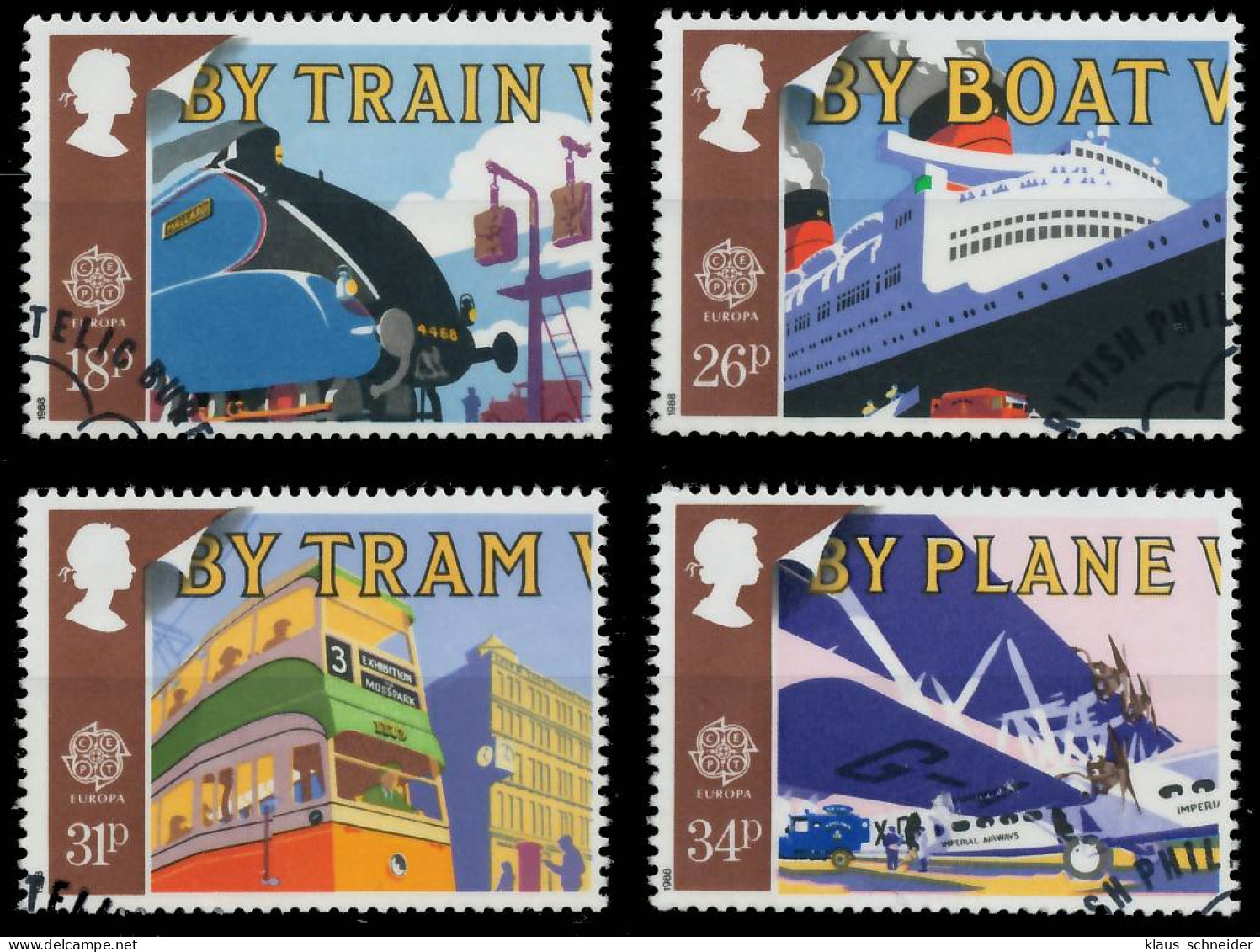 GROSSBRITANNIEN 1988 Nr 1147-1150 Gestempelt X5CA13E - Used Stamps