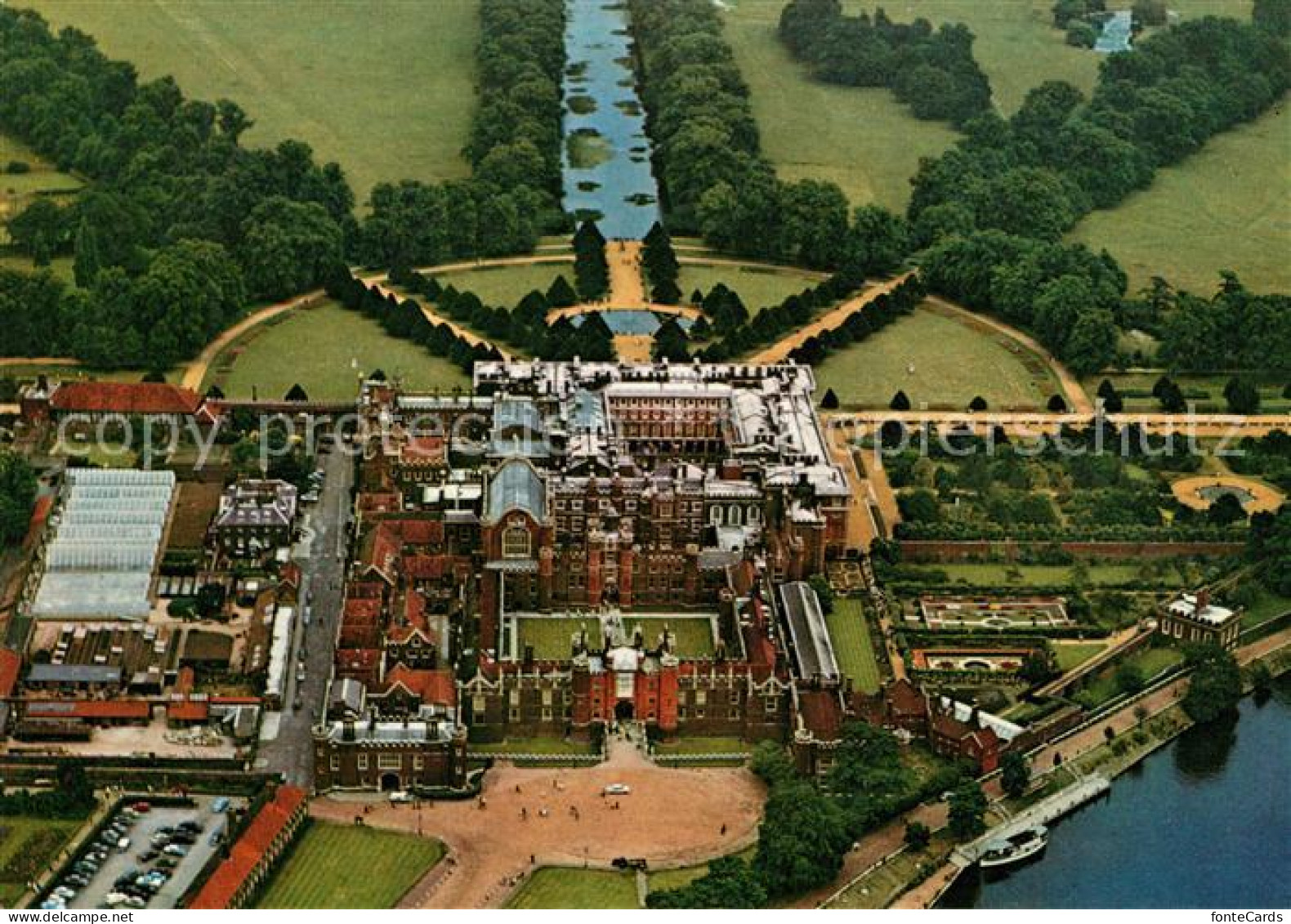 73093773 London Fliegeraufnahme Hampton Court Palace - Altri & Non Classificati