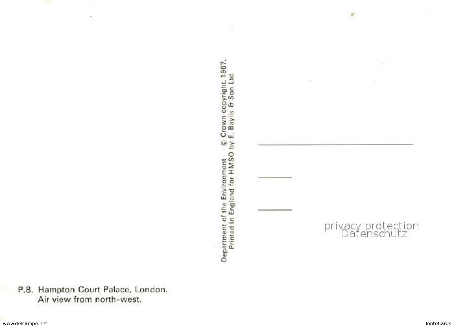 73093773 London Fliegeraufnahme Hampton Court Palace - Altri & Non Classificati