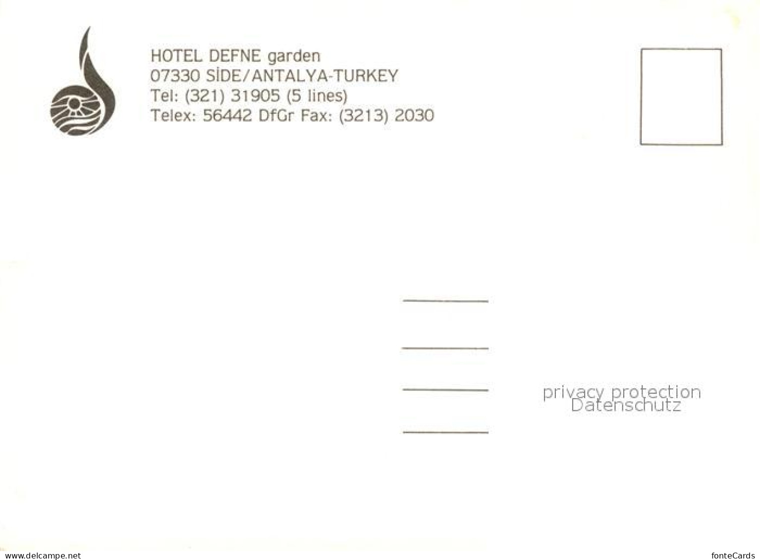 73092019 Side Antalya Hotel Defne Garden  - Turchia