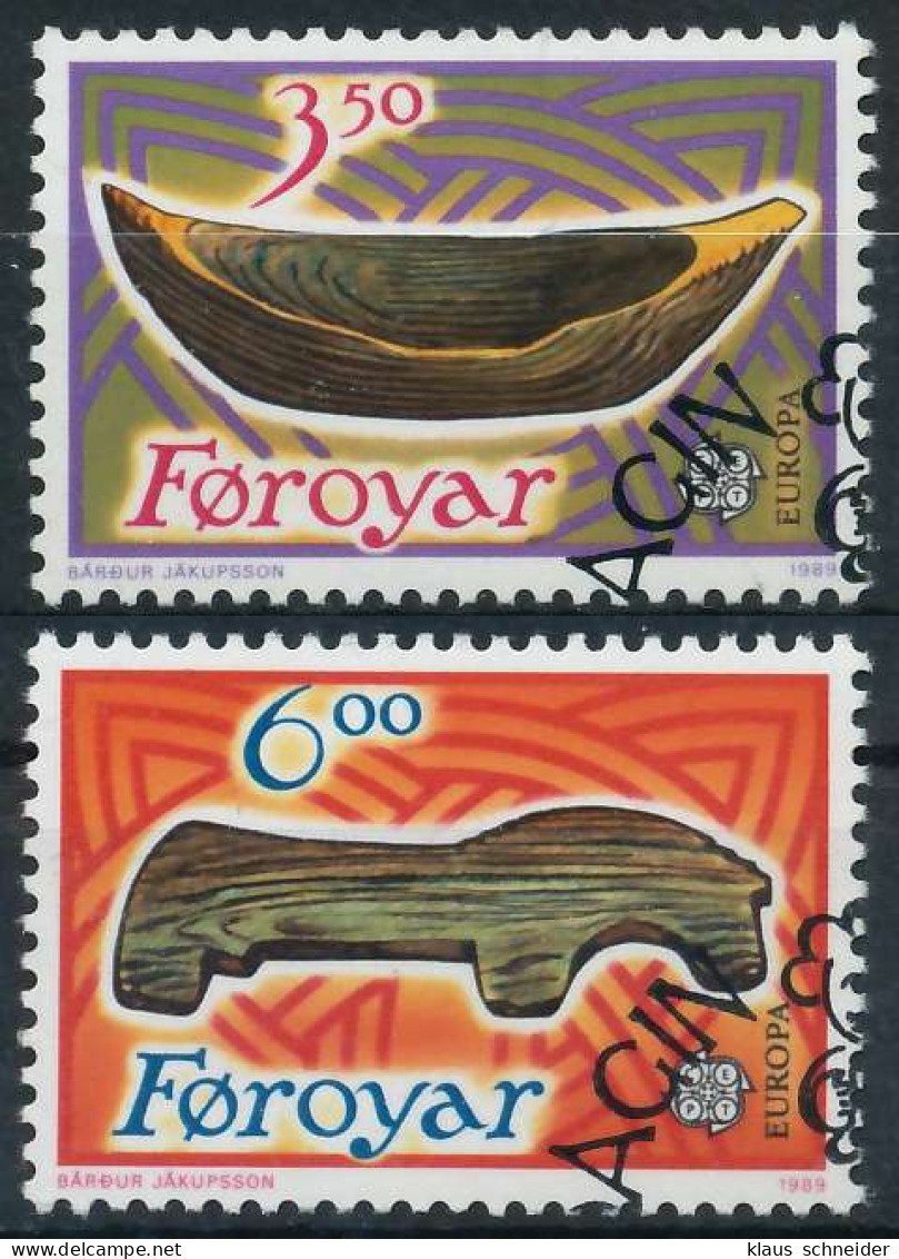 FÄRÖER 1989 Nr 184-185 Gestempelt X5CED86 - Faroe Islands