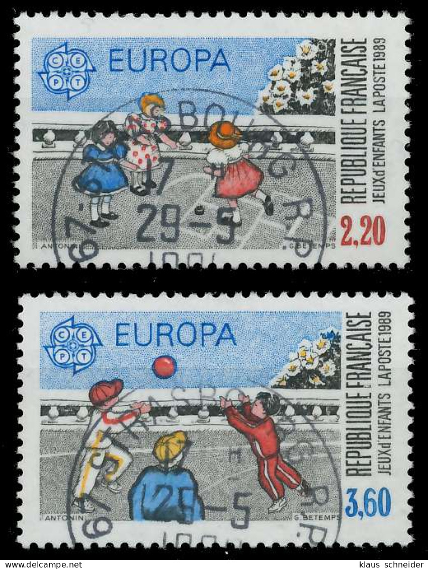 FRANKREICH 1989 Nr 2716-2717 Gestempelt X5CEDC2 - Oblitérés