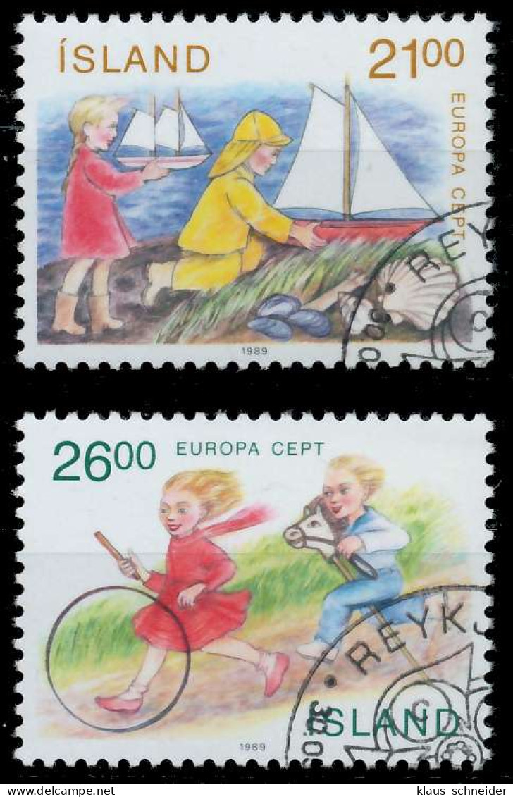 ISLAND 1989 Nr 701-702 Gestempelt X5CEEA6 - Gebraucht