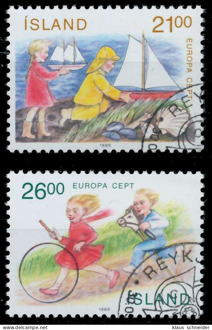 ISLAND 1989 Nr 701-702 Gestempelt X5CEEA6 - Used Stamps