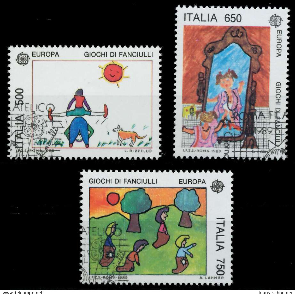 ITALIEN 1989 Nr 2078-2080 Gestempelt X5CEEB2 - 1981-90: Afgestempeld