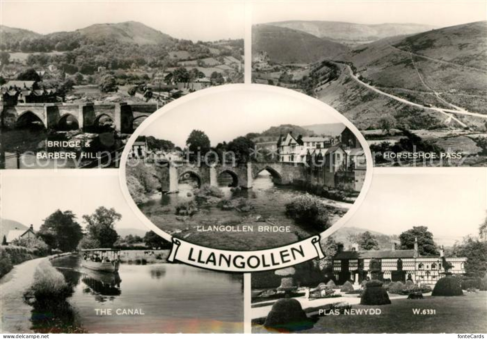 73083810 Llangollen Horseshoe Pass Plas Newydd Canal  Llangollen - Autres & Non Classés