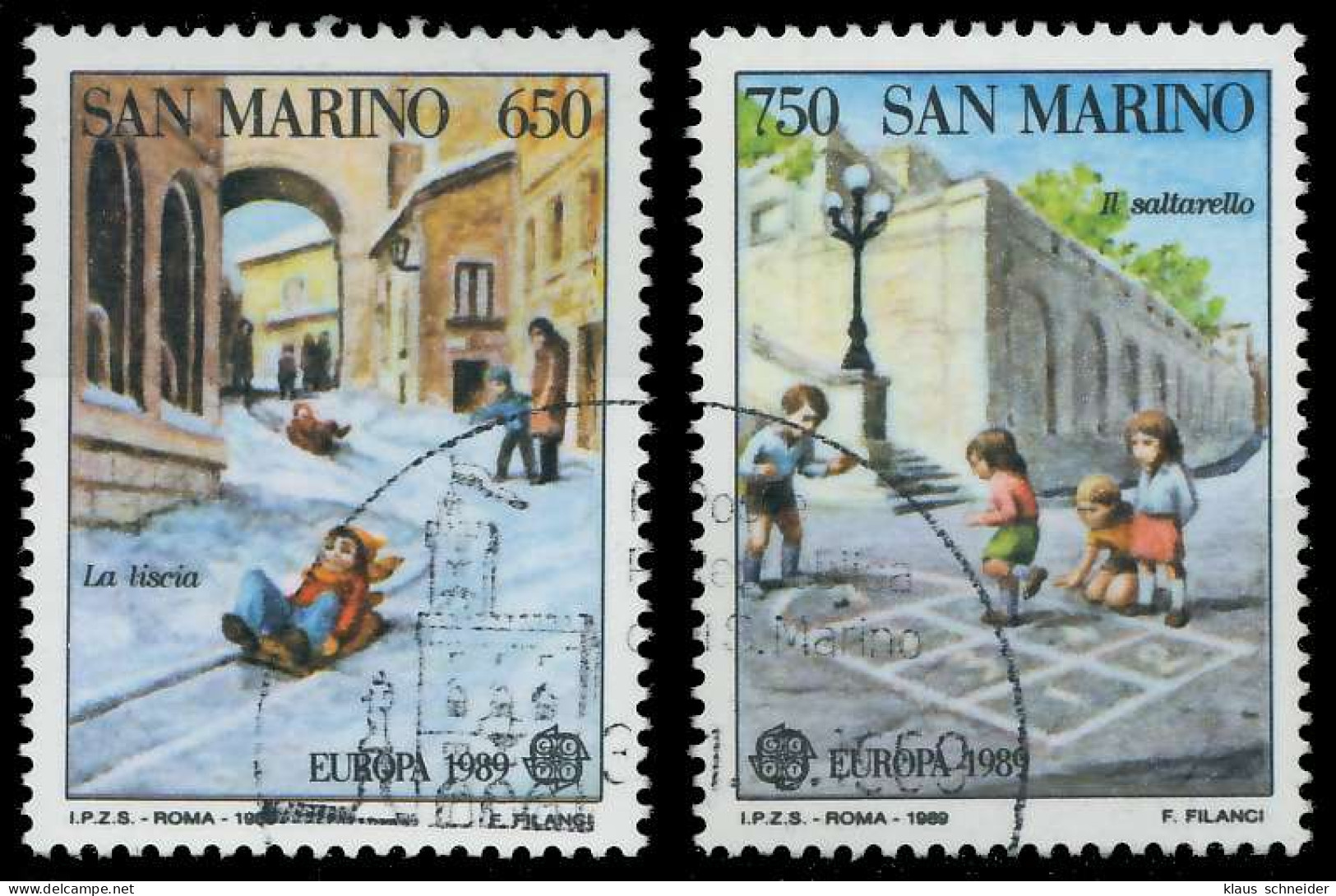 SAN MARINO 1989 Nr 1407-1408 Gestempelt X5CF03A - Used Stamps