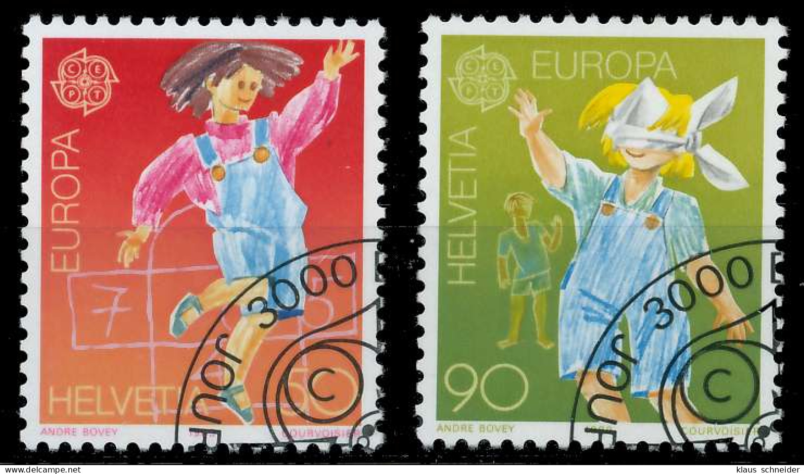 SCHWEIZ 1989 Nr 1391-1392 Gestempelt X5CF08A - Usados