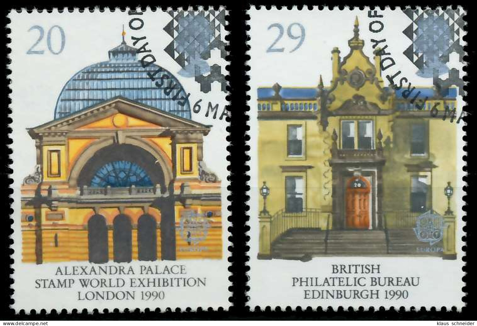 GROSSBRITANNIEN 1990 Nr 1261-1262 Gestempelt X5CF40A - Used Stamps