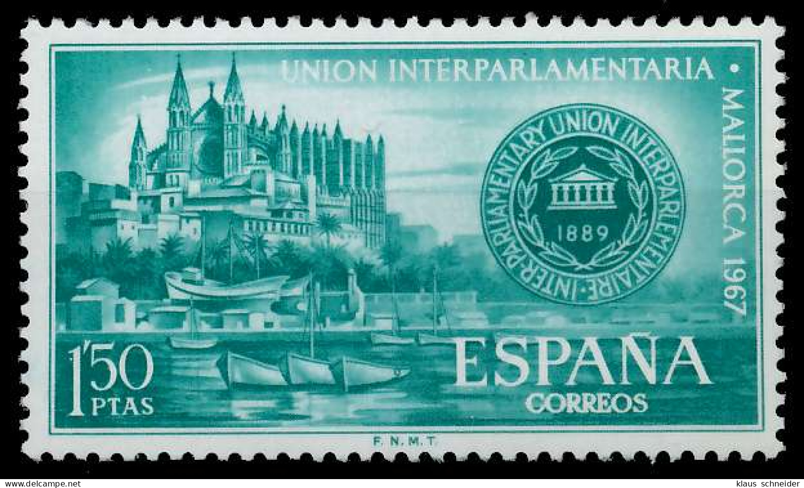 SPANIEN 1967 Nr 1675 Postfrisch S20E3FA - Unused Stamps