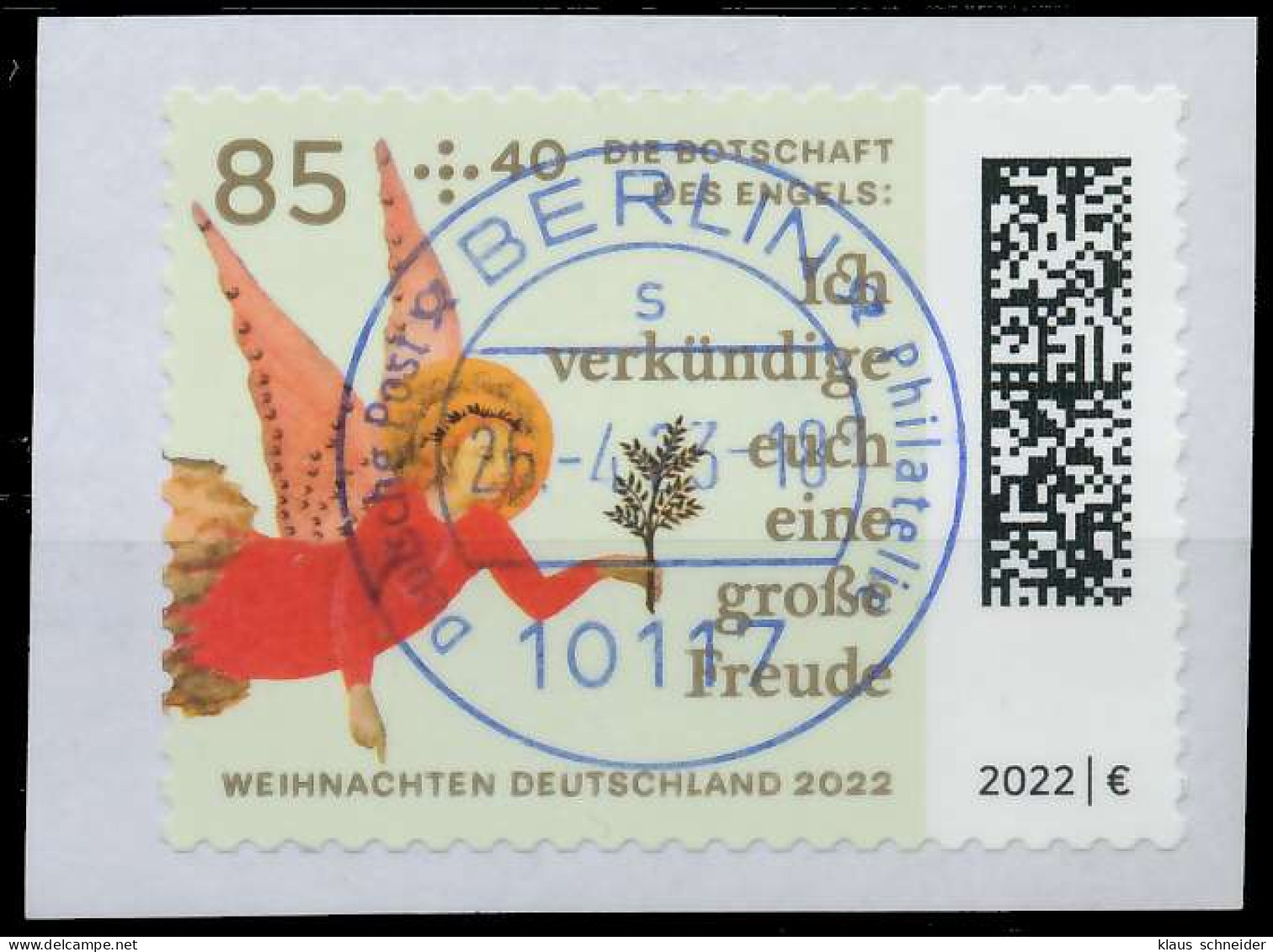 BRD BUND 2022 Nr 3729 Zentrisch Gestempelt Briefstück X5EF422 - Usati