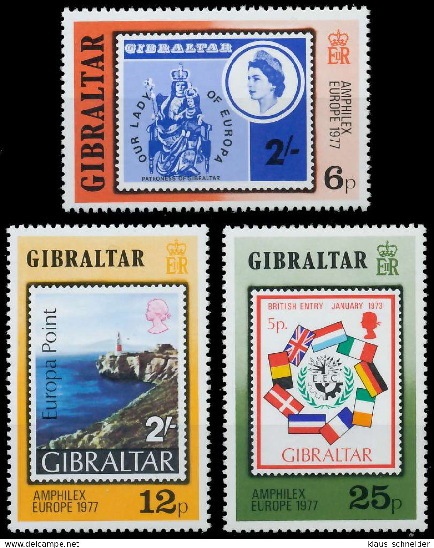 GIBRALTAR 1977 Nr 364-366 Postfrisch S21FE9A - Gibraltar