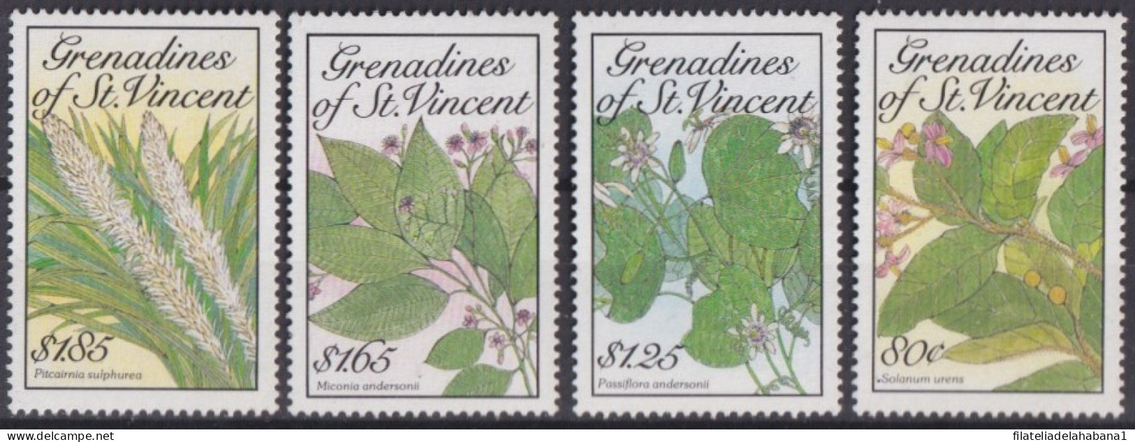 F-EX42878 GRENADINES ST VINCENT MNH 1984 FLOWER FLORES.  - Other & Unclassified