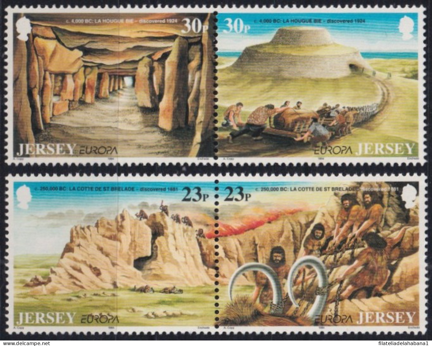 F-EX49876 JERSEY UK GREAT BRITAIN MNH 1994 EUROPA ARCHEOLOGY.  - Archäologie